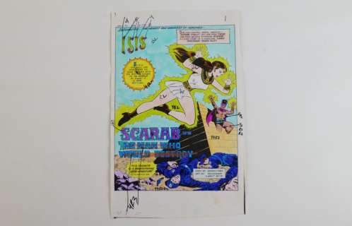 Isis #1 Original Comic Art | Bodnars Auction