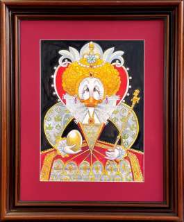 Daisy Inspired By Queen Elizabeth II - Original Painting - Tony Fernandez Signed - Framed - Mixed editions (see description) | Catawiki