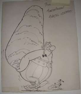 Uderzo, Marcel - Originele tekening - Obelix & Idefix - (2016) | Catawiki