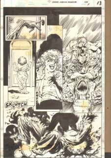 James Fry, Rey Garcia - Marvel Comics Presentsi #143 Pg.5 - Werewolf Might, Goblins (Signed)