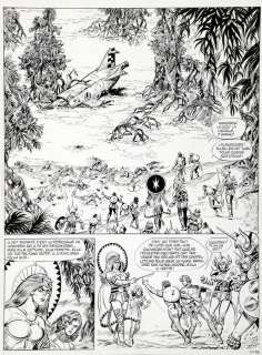 Paape | Luc Orient, planche n°29 Ã  l’encre de Chine … | Millon