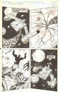 Jim Amash, Manny Galan - transformers: generation 2 #12 p. 7 ~ transformers die in space ~ 1994 signed