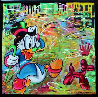 Brisan Gabriel (1967) | Brisan Gabriel - Conceptual Tribute Art - Happy Scrooge Mcduck | Catawiki