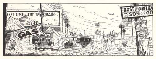 Warnauts - Raives | Lou Cale, illustration Ã  l’encre de Chine sur… | Millon