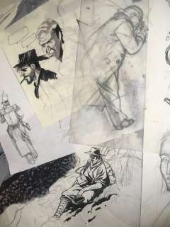 Yslaire | Yslaire - 19x Crayonné original - Sambre / Bidouille et Violette | Catawiki