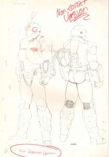 Mike Leeke | Armories Character Design Art | Anthony’s Comic Book Art