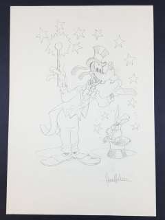 Lara Molinari | Topolino - Lara Molinari - Illustr. Origin. "Pippo Prestigiatore" - Firmata - Page volante - Exemplaire unique - (2020) | Catawiki