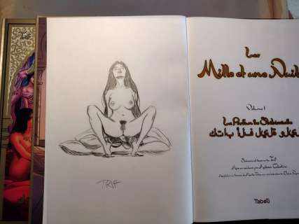 Trif | Trif - 2x vol. "1001 Nuits" + dedicaces - Cartonné - EO | Catawiki