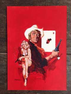 Sommer, Manfred | Sommer, Manfred - Original painting - Cow-boy - (1970) | Catawiki