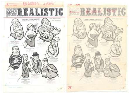 Tony Tallarico | Tallarico - REALISTIC, Crazy Magazine Original Comic Book Art c. 1970s | Russ Cochran