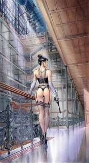 Chabane, Lounis - Lounis Chabane - Dessin original en couleur - "Midnight Hour" - Format: 23 x 42 cm. - (2021)