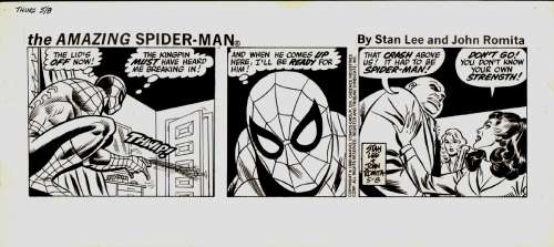 SPIDER-MAN DAILY Strip Art | ComicConnect
