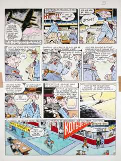 Dimitri | Dimitri - Planche originale couleur - Le Goulag T12 - Halte Ã  la viscère (planche 5) - (1992) | Catawiki
