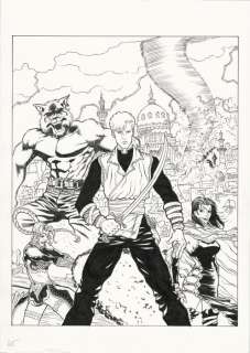 Olivares Giancarlo | Jonathan Steele # 45 - Olivares Giancarlo - cover originale "Odissea nell’Ignoto" - Exemplaire unique - (2002) | Catawiki