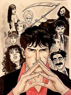 Daniele Statella | Dylan Dog - D. Statella - Illustrazione originale "Old boy" - Exemplaire unique | Catawiki