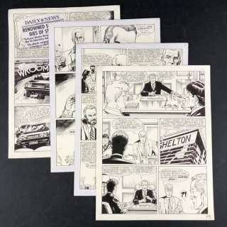 Castelli, Romanini | Martyn Mistére n° 268 - Romanini - Programma "multilife" - 4x tavole originali - Page volante - Exemplaire unique - (2004) | Catawiki