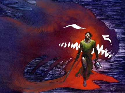 John Bolton - black dragon issue trade paperback cover page wraparound cover