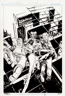 Tom Feister, Tony Harris - ex machina #17 p 1 splash (2007)