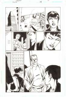 Art Thibert, Mark Bagley - Trinity #24 P.12 - Freddie (Alfred Pennyworth), Jimmy Olsen, & Lois Lane - 2008 Signed By Mark Bagley