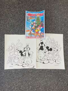 Ray Nicholson | Ray Nicholson - Original ink drawing - Micky Maus Magazine - Mickey and friends | Catawiki