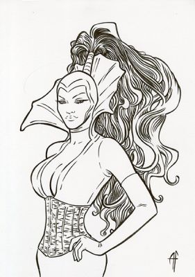 Adriana Farina – “Regina” – Illustrazione pubblicata | Cart Gallery