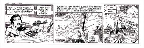 Gil Kane | Kane - STAR HAWKS, Daily Strip (3/20/1981) NO RESERVE! | Russ Cochran