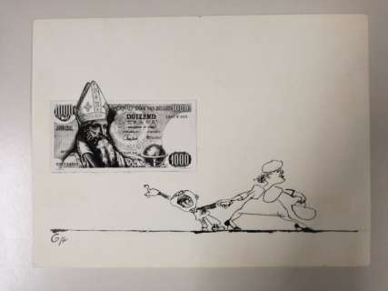 Alsteens, Gerard (Gal) | Alsteens, Gerard (Gal) - Originele tekening - Cartoon | Catawiki