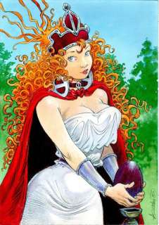 Aouamri, Mohamed | Aouamri, Mohamed - Dessin original couleur - La Quête de l’oiseau du temps - (2010) | Catawiki