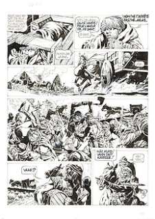 Mitton, Jean-Yves | Original page (p.18)  - Chroniques Barbares 1  - La fureur des Vikings  -   (1994) | Catawiki