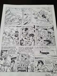 Walthéry, François | Natacha - Reproduction d’une planche originale signée par Walthéry - (1987) | Catawiki