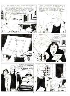 Corrado Roi | Martyn Mistére n. 89 - 3x C.Roi - Tavola Originale "il Segreto dei Templari" - Page volante - Exemplaire unique - (1989) | Catawiki