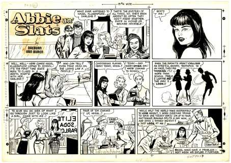 Raeburn Van Buren | Van Buren - ABBIE an’ SLATS, Sunday (2/11/1968)  NO RESERVE | Russ Cochran