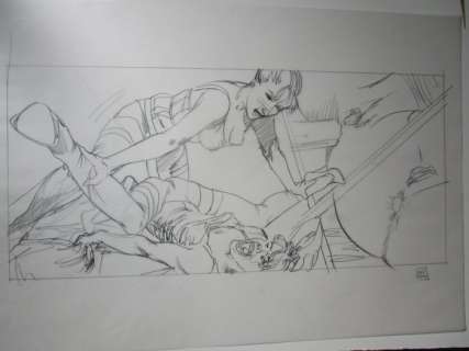 Xavier Duvet | Féminisation - Planche originale préparatoire - Format: 42 x 30 cm. - (2014) | Catawiki