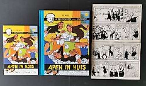 Nijs Jef | Jommeke 20 - Middelkerke luxe-uitgave met originele pagina (p.6) - Apen in huis - hc + sc - EO - (1965/2006) | Catawiki