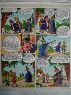 Piet Wijn, originele pagina Puk en Poppedijn