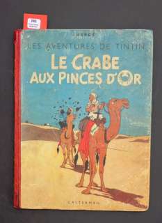 Â«Le Crabe aux Pinces d’OrÂ». Casterman 1942. Album en noir et blanc. 4e | Tessier Sarrou