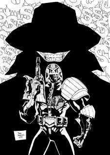 Paul Davidson - 2000 Ad #1826 Cover (Awesome Dredd!) 2013