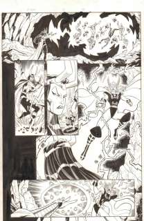 Ron Lim, Scott Koblish - avengers next #5 p. 15 - thena and loki‘s daughter - 2007 signed