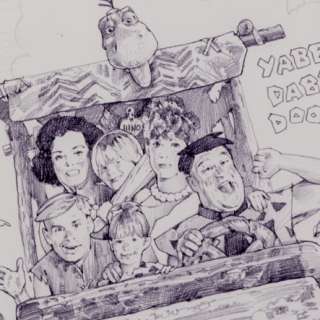 Drew Struzan - The Flintstones Comp