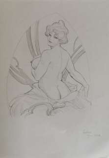 Leone Frollo | Leone Frollo - Illustrazione originale a matita - Firmata - Page volante - Exemplaire unique | Catawiki