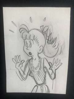 Pom | Pom - Originele schets/voorstudie - Piet Pienter Bert Bibber - Susan - Zangkwintet â€œDe lange asemâ€ - (1982) | Catawiki