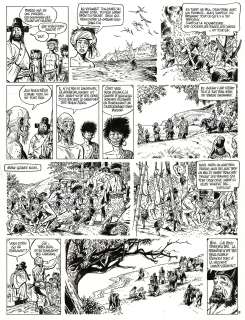 Franz | Poupée d’ivoire, Le Juge, planche originale à l’encre de chine. | Septimus