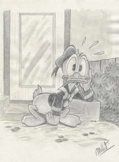 Millet | Millet - Original Drawing - DIN A3 - Donald Duck | Catawiki