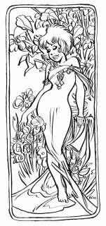 François Walthéry | Natacha, dessin original à l’encre de chine réalisé pour un ex-libris (cachet de Walthéry au verso). | Septimus