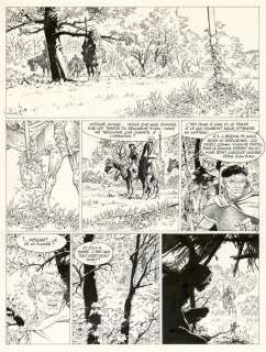 Hermann | Hermann - Planche originale - Les Tours de Bois-Maury T5 - Alda - (1987) | Catawiki