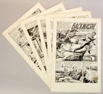 America | ANONYME américain  US Comic - E.C. Comics - Magnifique encrage | Estim Nation