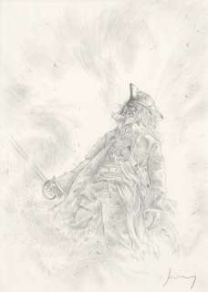 Jérémy Petiqueux | Petitqueux, Jérémy - Crayonné original - couverture Barracuda T5 - (2015) | Catawiki