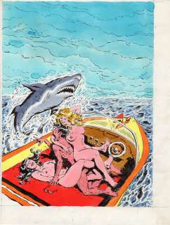 Raoul Buzzelli - Copertina per Identikit 15 - ‘Pescecane che abbaia‘