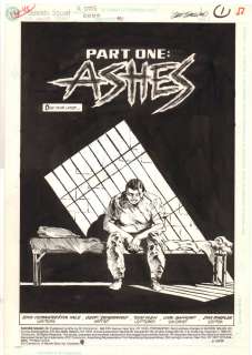 Geof Isherwood - suicide squad #40 p. 1 - ‘part one: ashes‘ title splash - amanda waller in prison - 1990