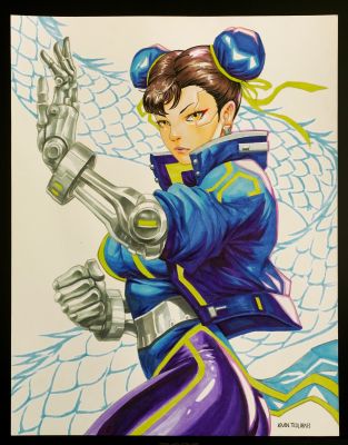 Battle of the Artists: Chun Li by Kevin Tolibao